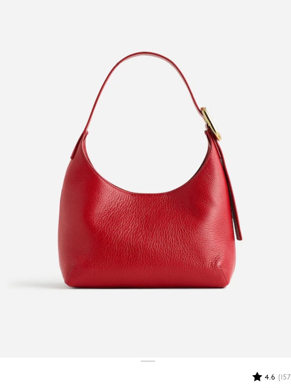 Madewell The Sculptural-Buckle Shoulder Bag